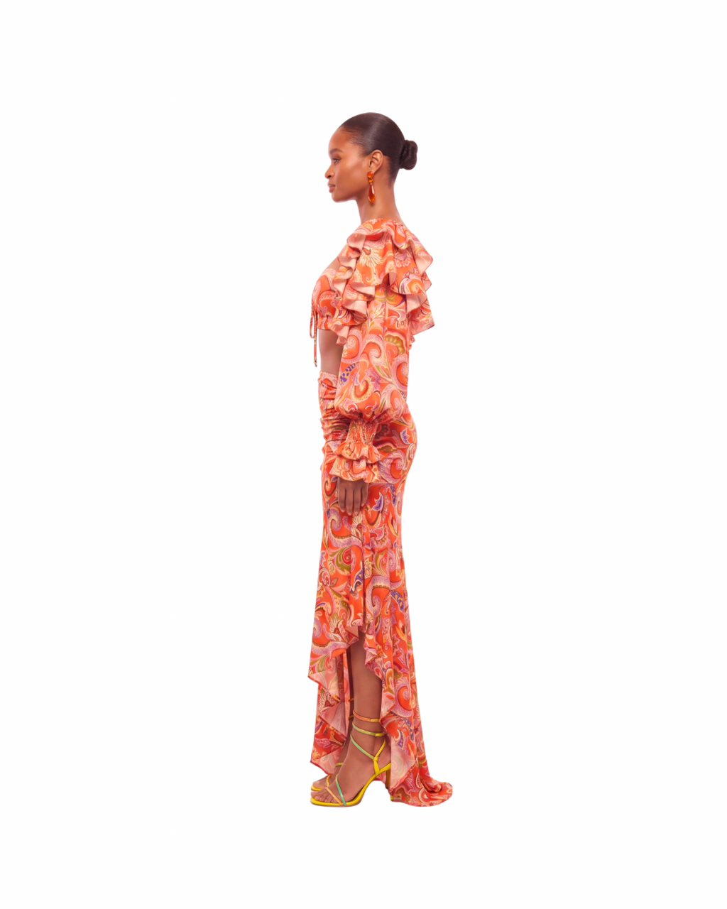 SORAYA MAXI - FIRE PAISLEY