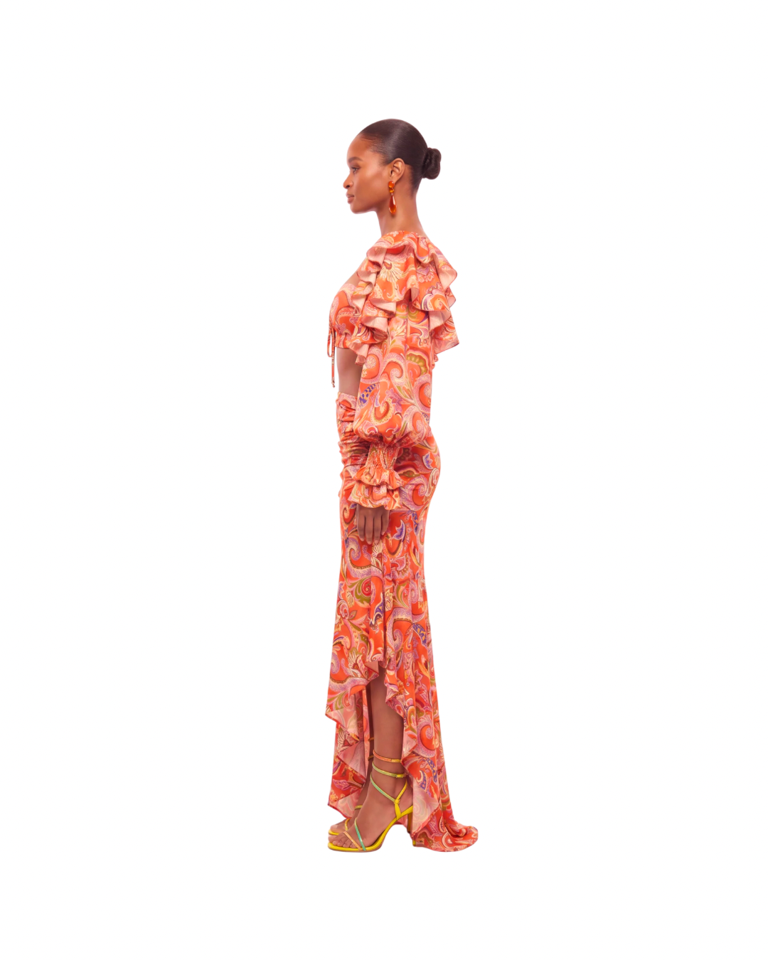 SORAYA MAXI - FIRE PAISLEY