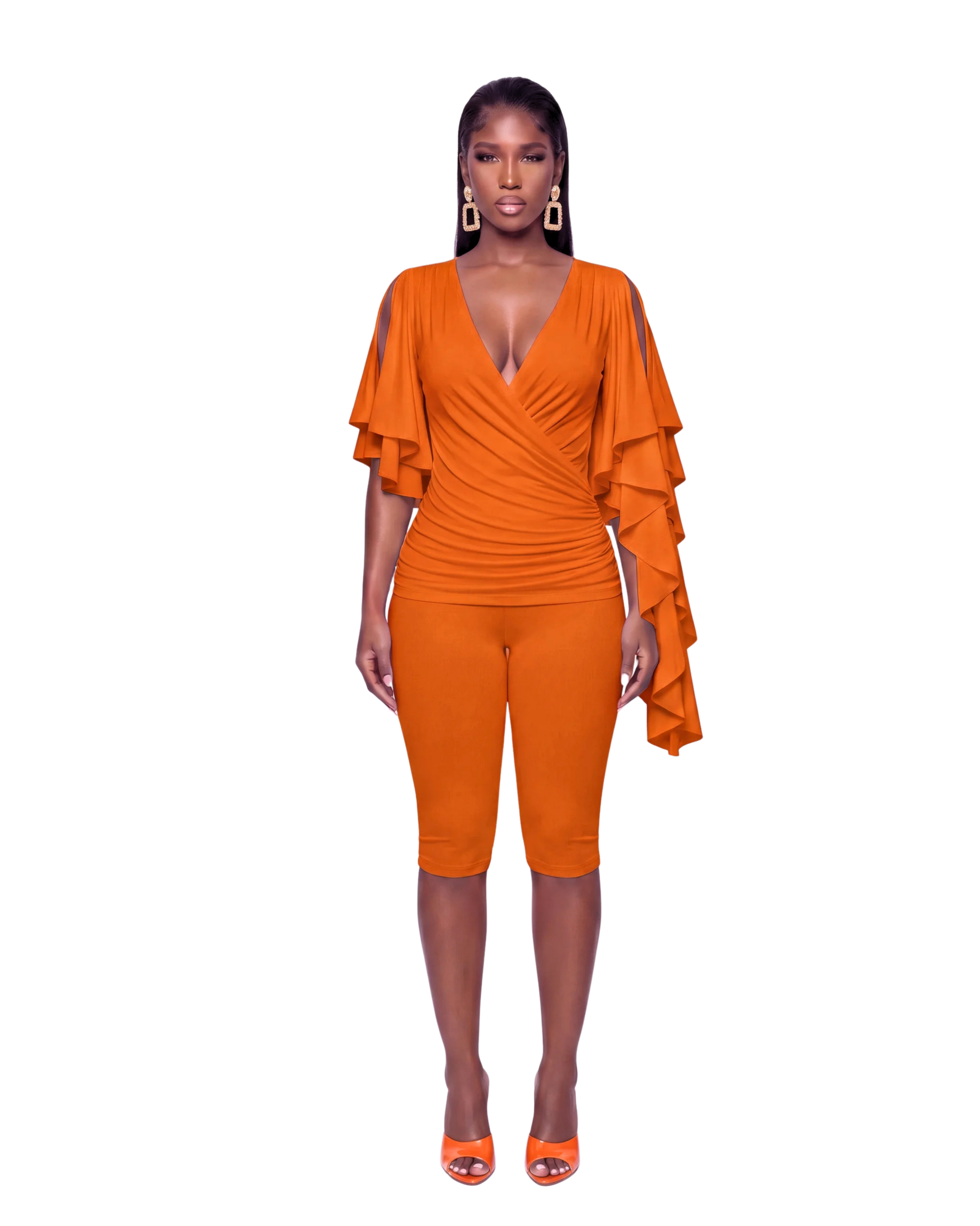 BRIELLE TOP - ORANGE