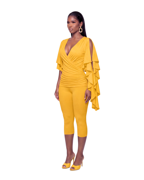 BRIELLE TOP - HONEY