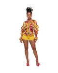 DAPHNE SHORTS - YELLOW GUAVA SORBET