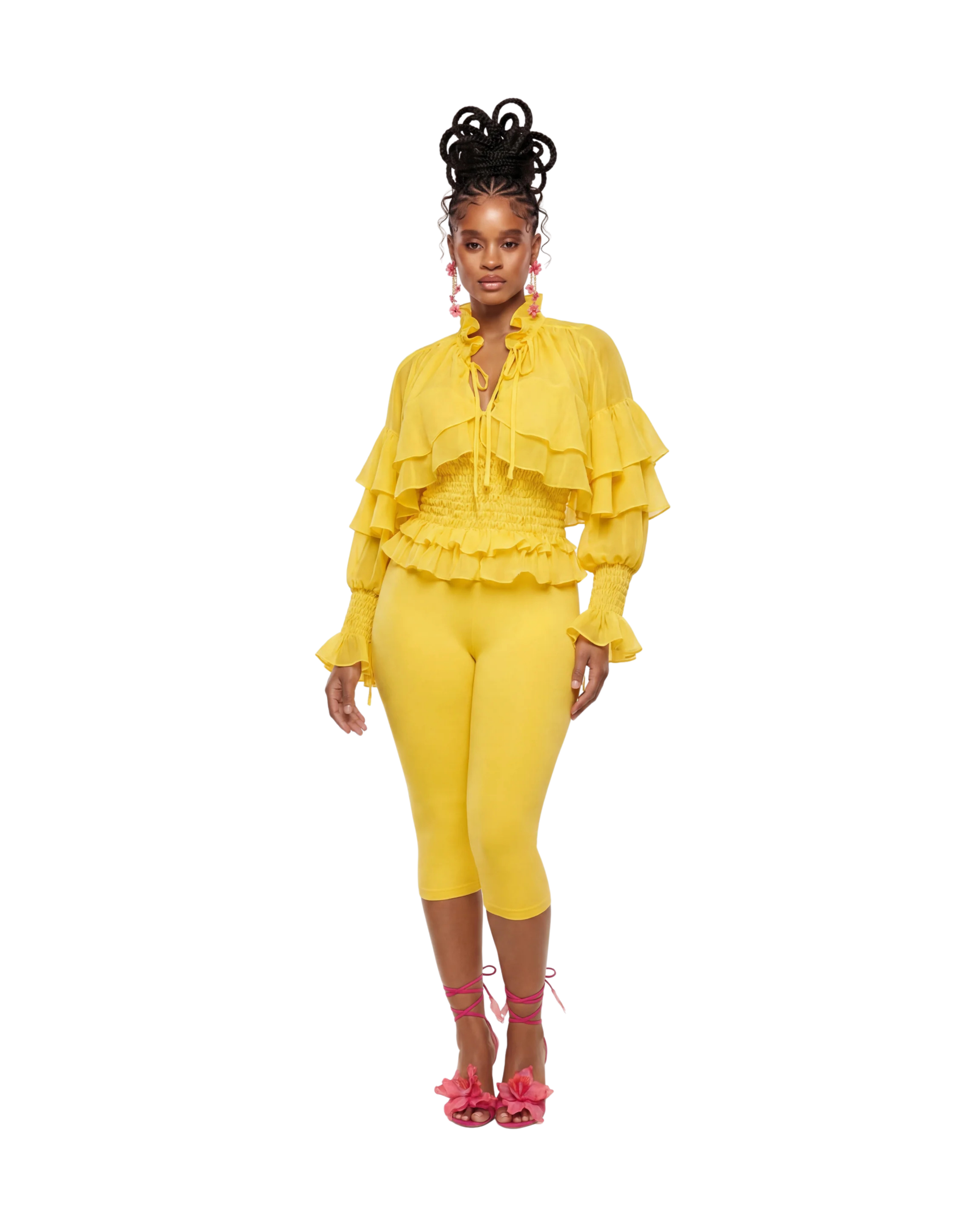 DAPHNE TOP - YELLOW