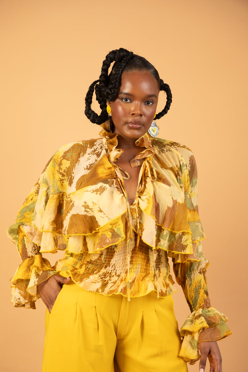 DAPHNE PANTS - Yellow