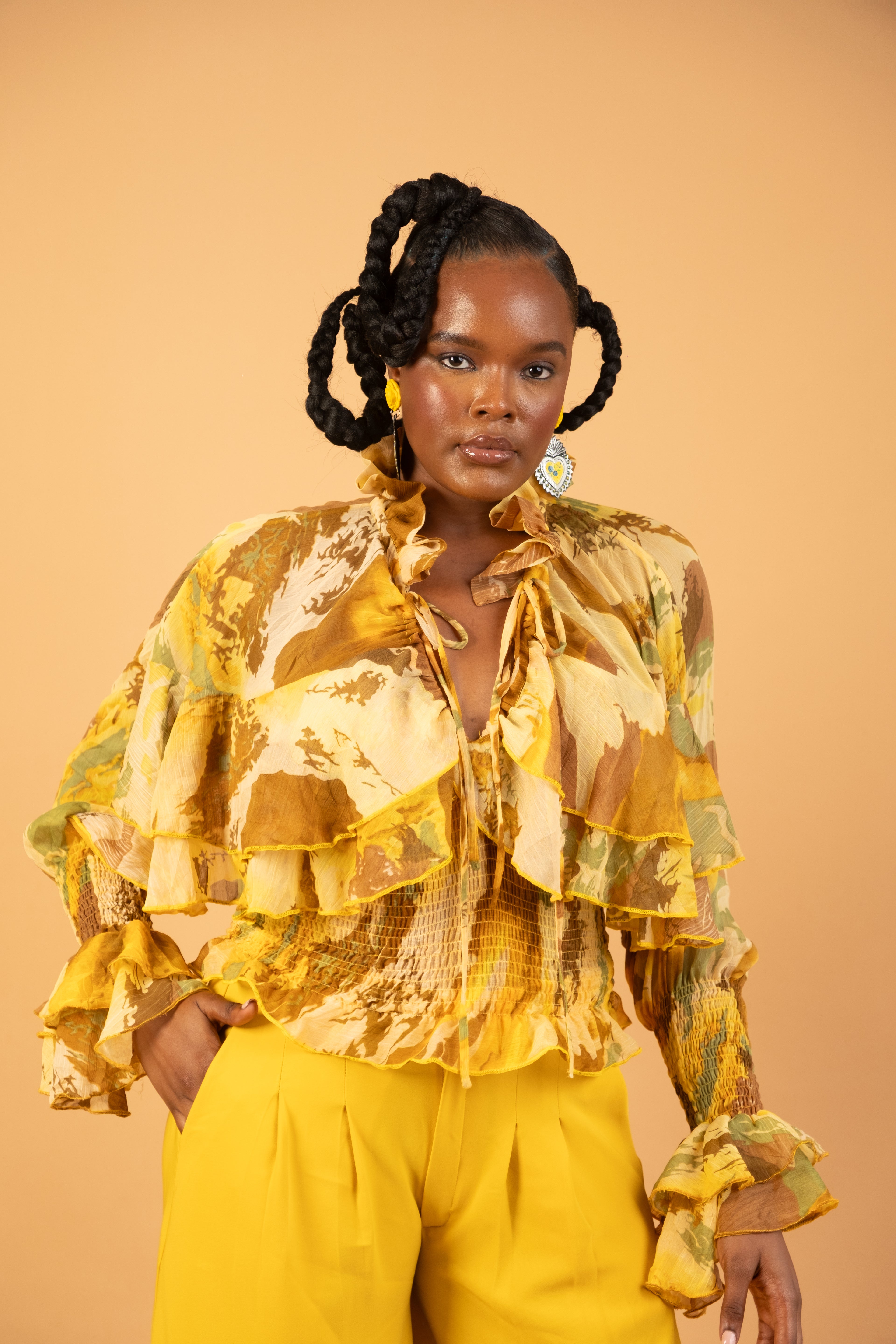 DAPHNE PANTS - Yellow