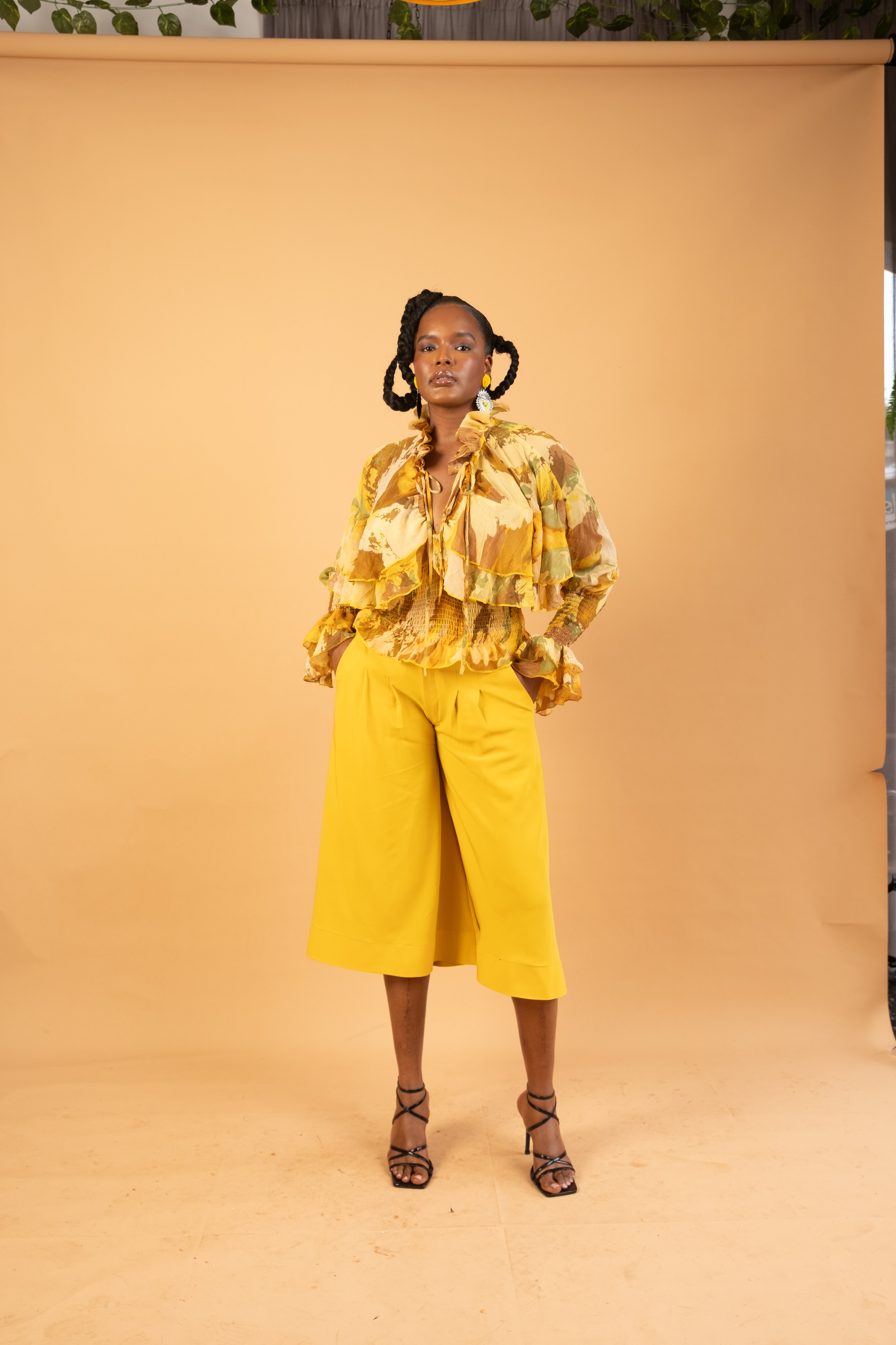 DAPHNE PANTS - Yellow