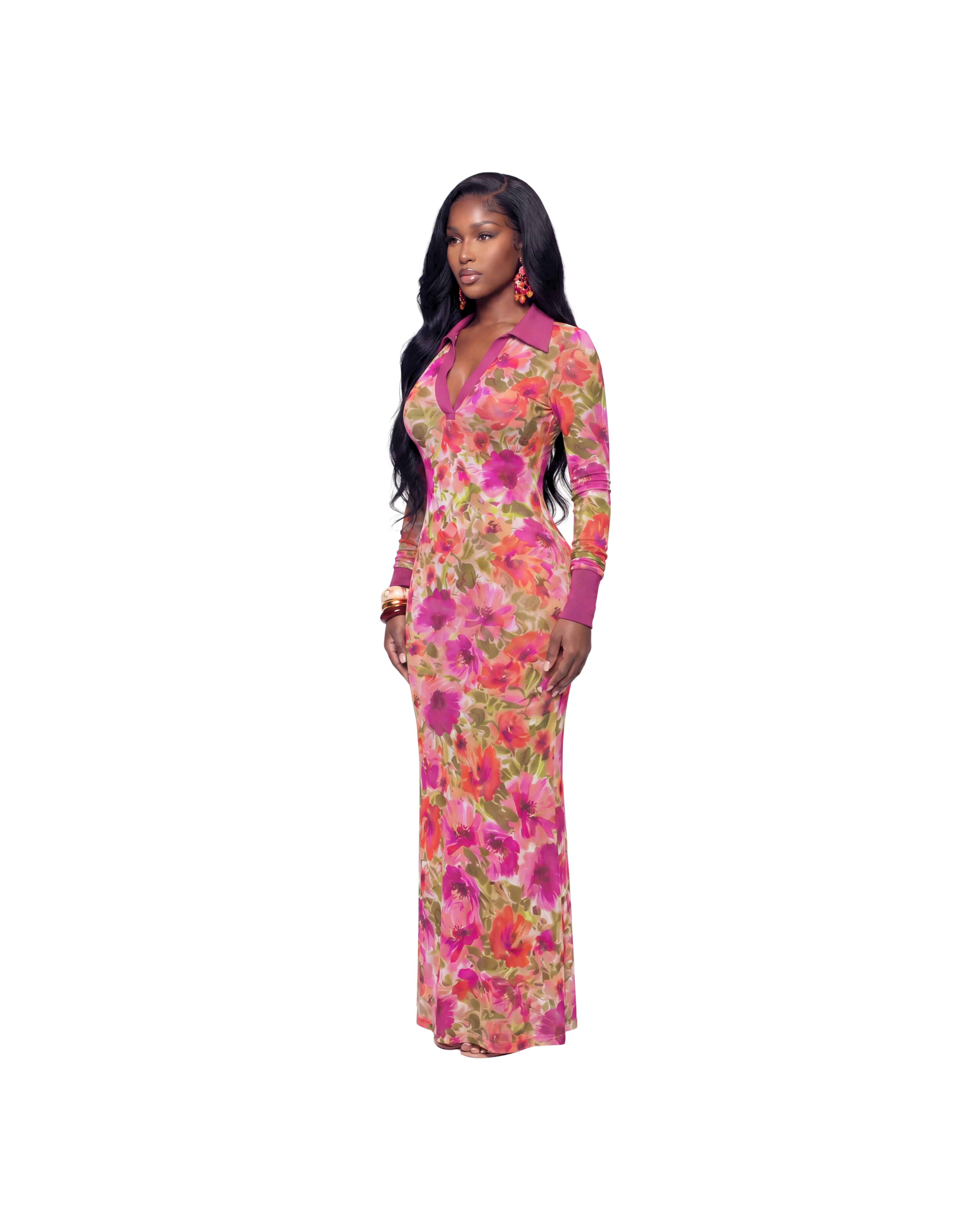IMATA MAXI DRESS - SECRET GARDEN