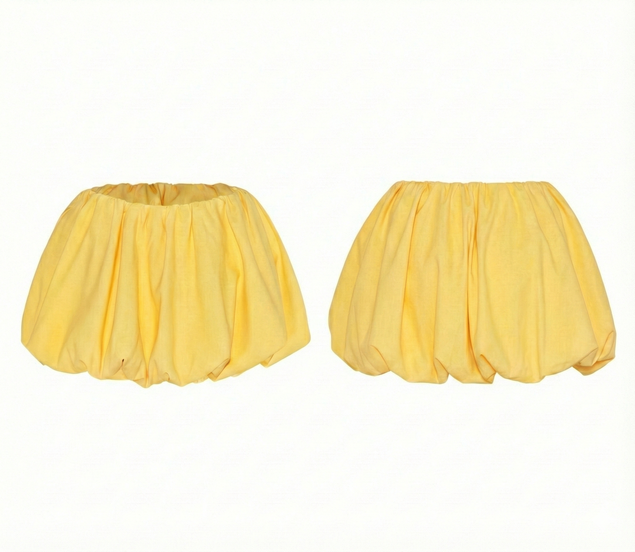 NOMI BUBBLE SKIRT - Yellow