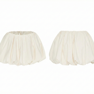 NOMI BUBBLE SKIRT - White
