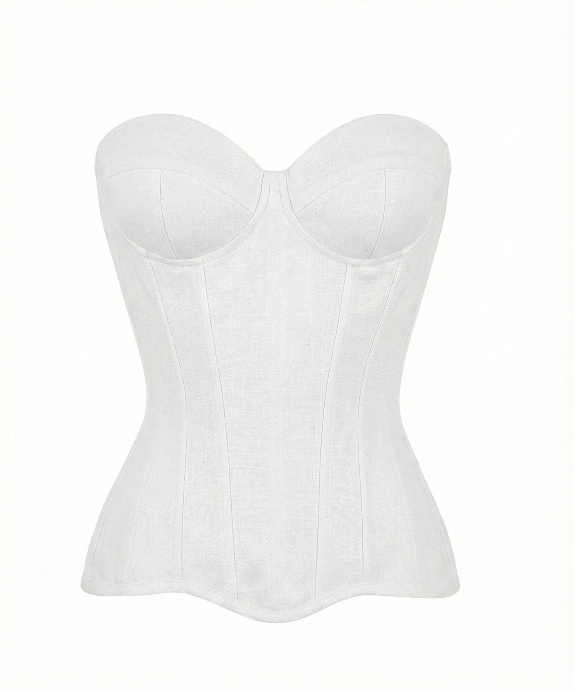 NOMI CORSET TOP - White