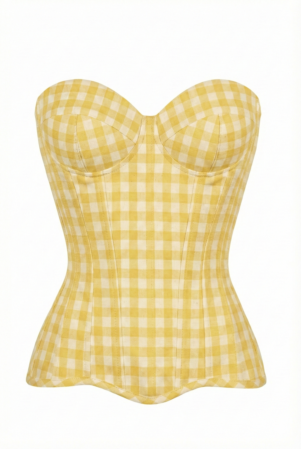 NOMI CORSET TOP - Yellow