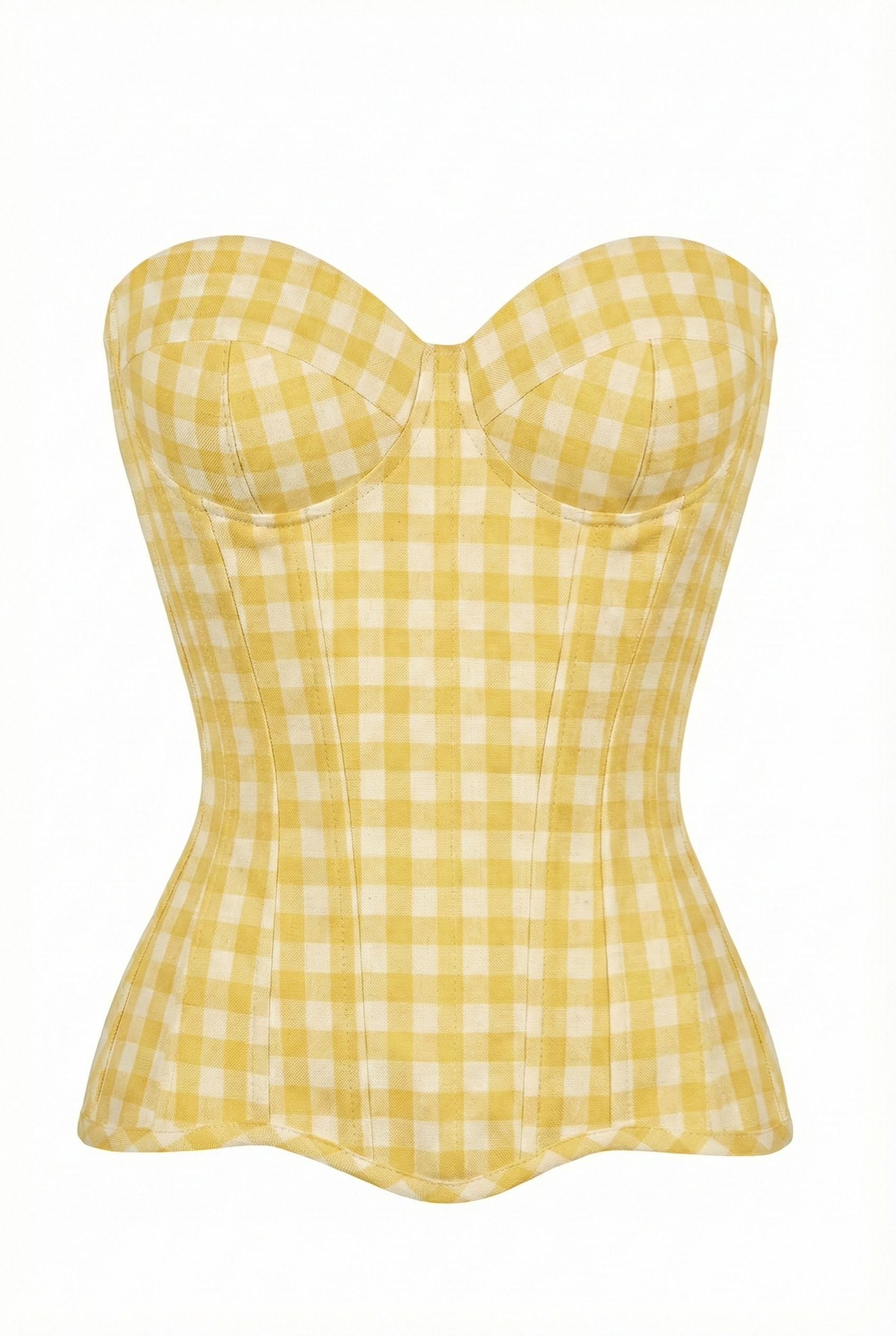 NOMI CORSET TOP - Yellow