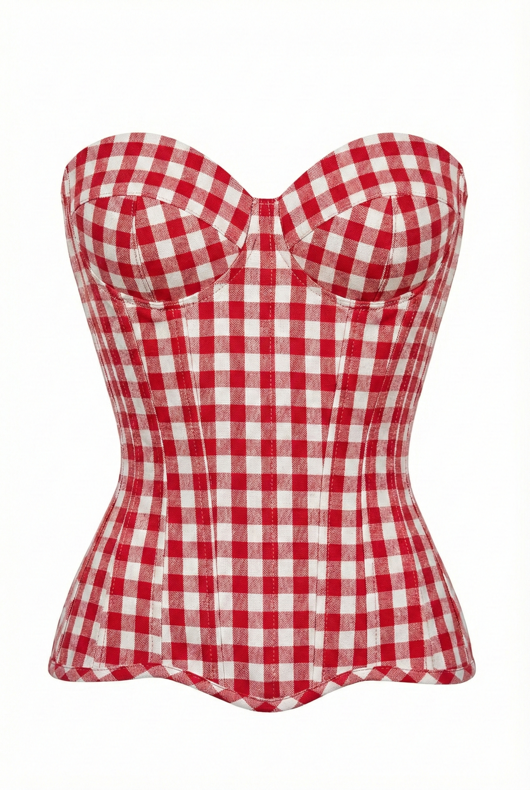NOMI CORSET TOP - Red