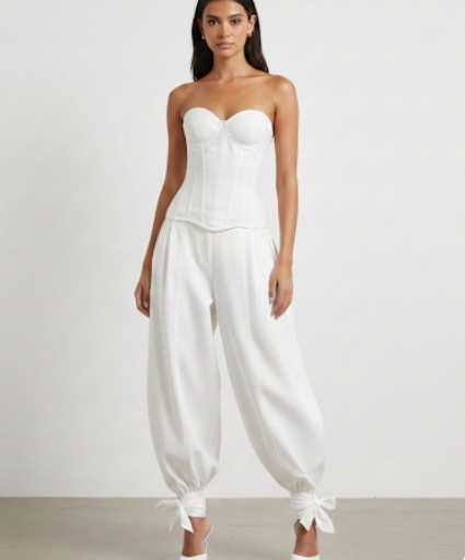 NOMI PANTS - White