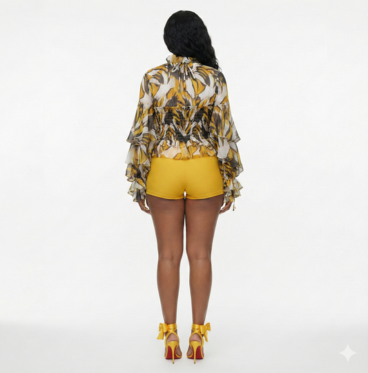 DAPHNE SHORTS - Yellow