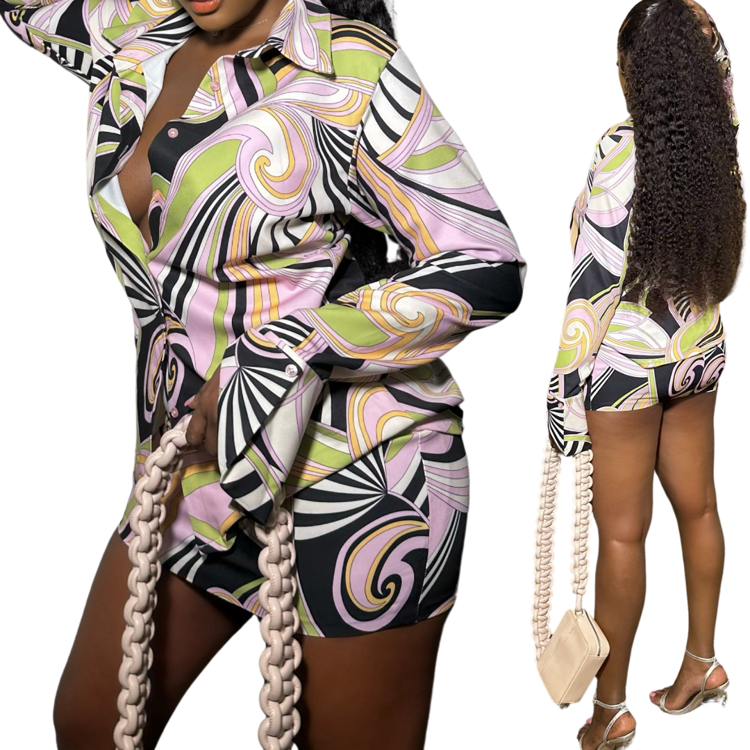Puglia mini skirt set