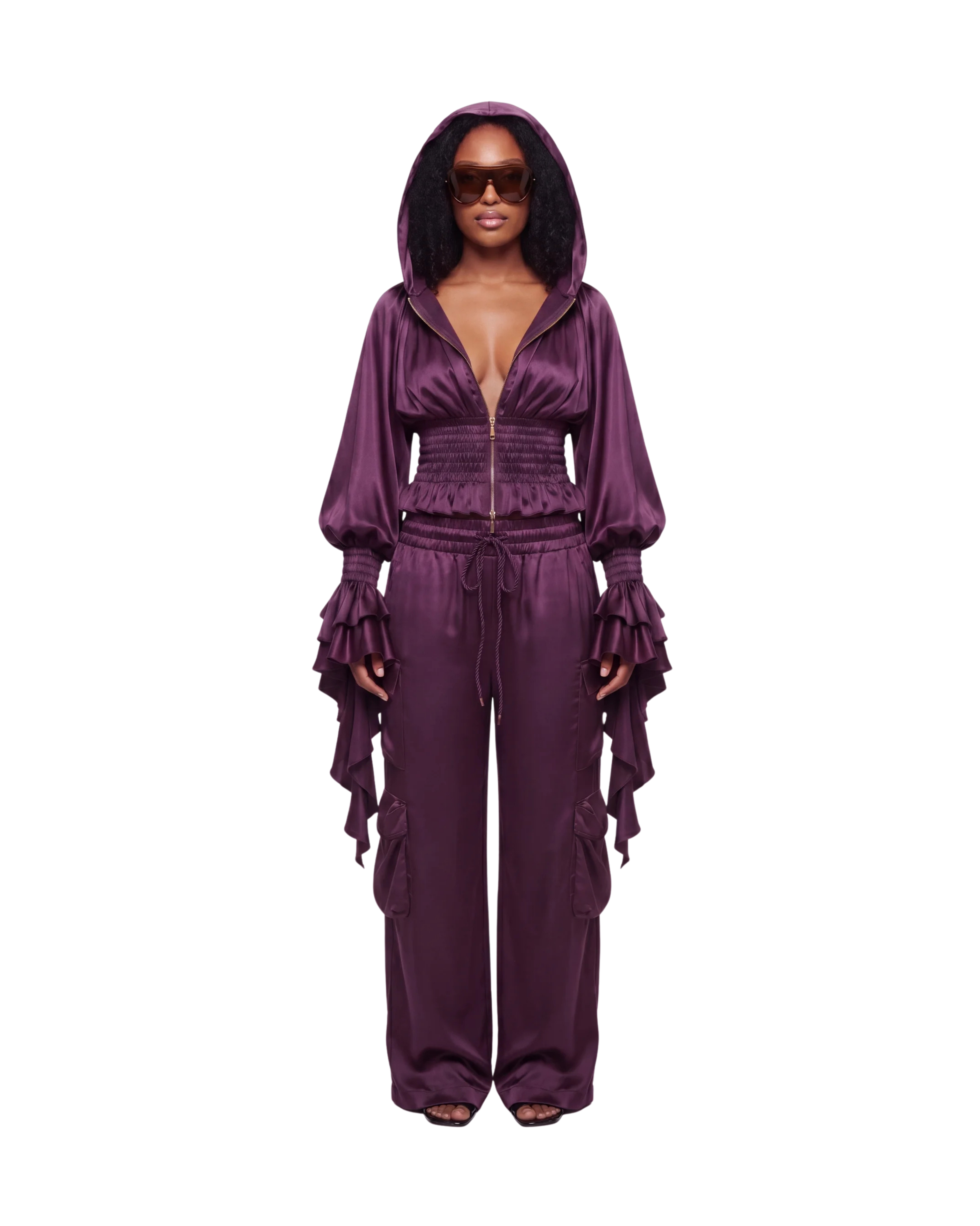 SAMIYAH SET - EGGPLANT
