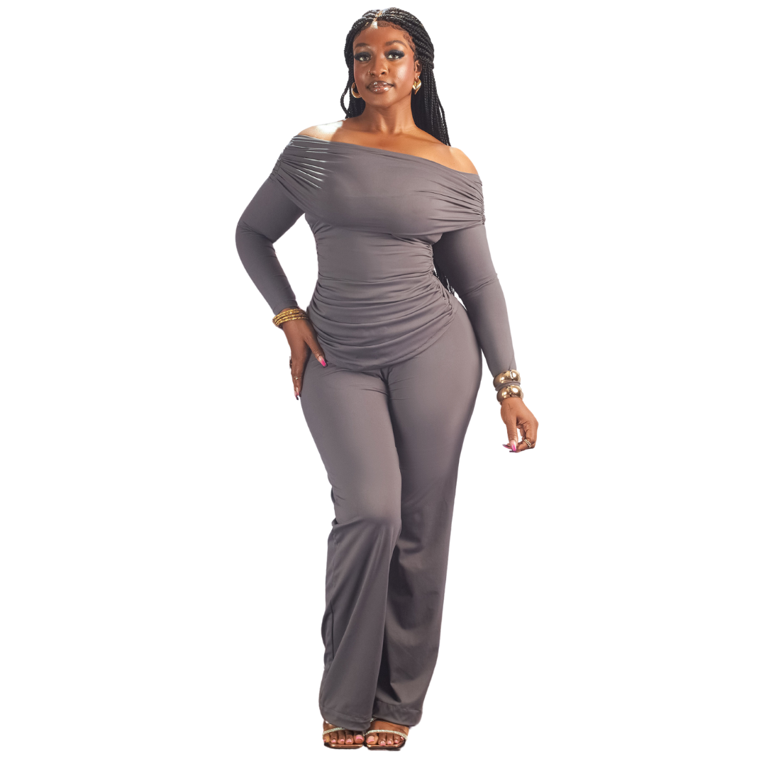 Tisha pant set – Grey