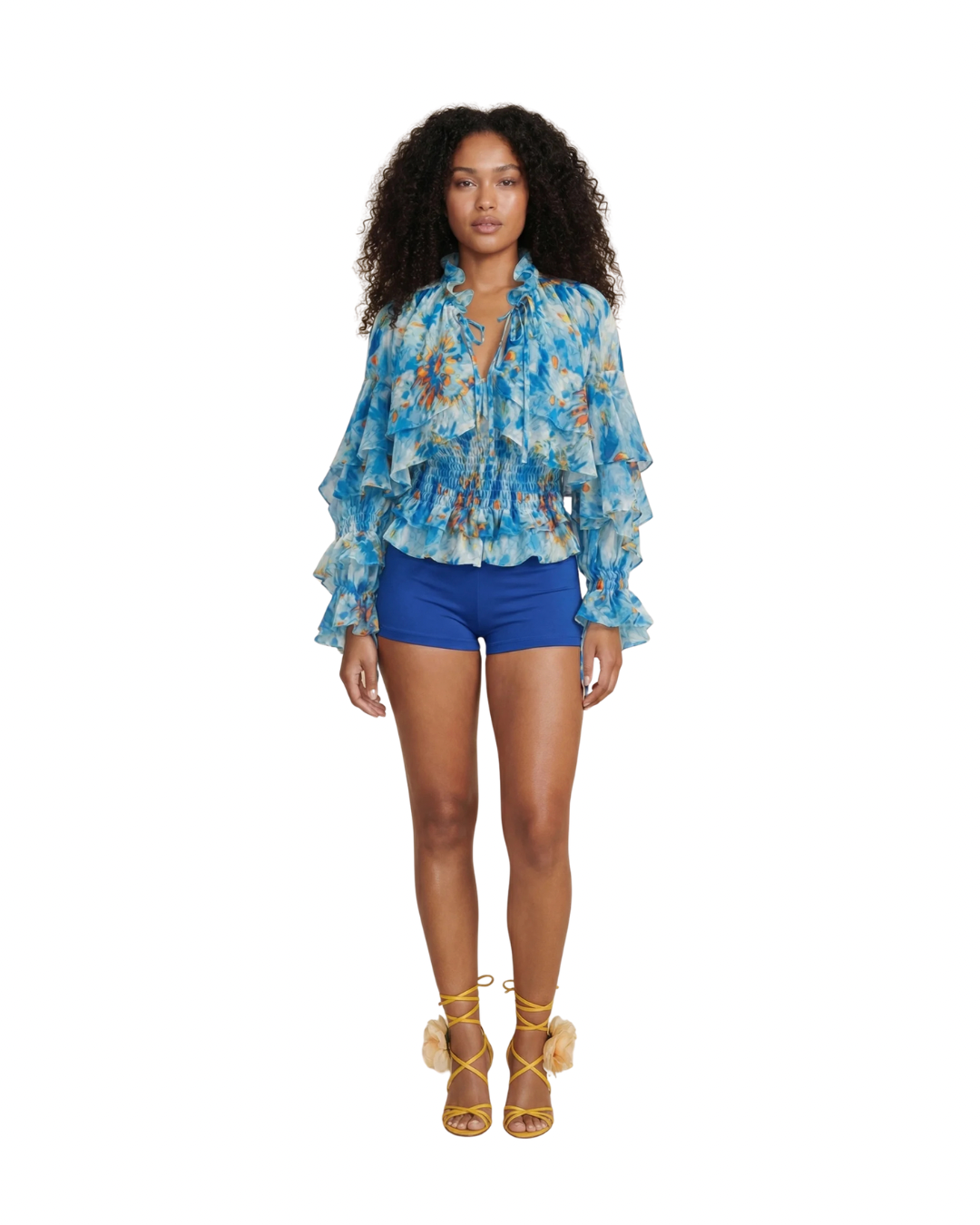 DAPHNE TOP - BLUE FLAME