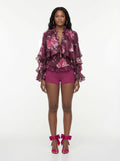 DAPHNE TOP - Rosewood pink